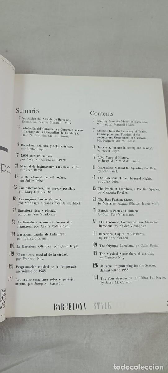 Libros de segunda mano: BARCELONA STYLE 1988. BOOK STYLE - Foto 2