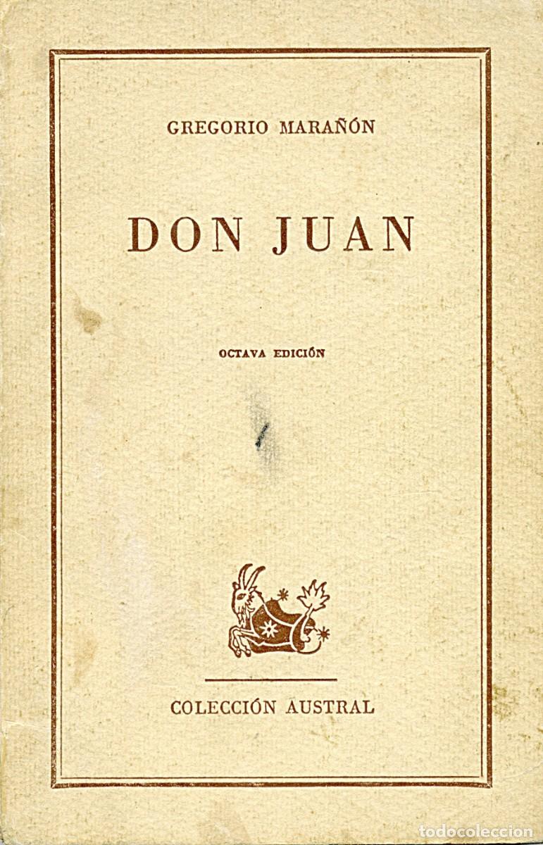 Libros de segunda mano: Don Juan / Colecci&oacute;n Austral / Gregorio Mara&ntilde;&oacute;n - Foto 1