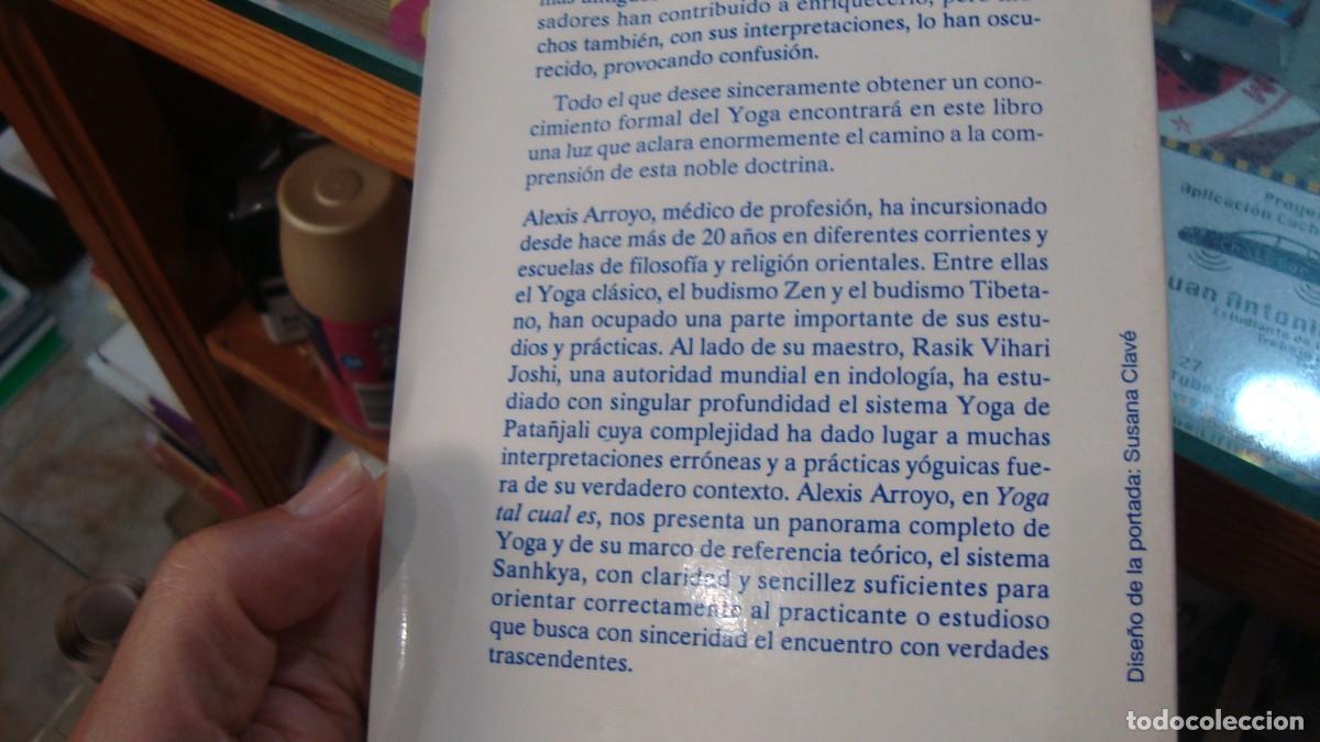 Libros de segunda mano: YOGA TAL CUAL ES Alexis Arroyo - Foto 2