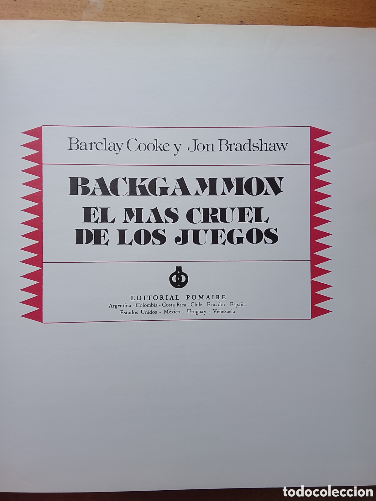 Libros de segunda mano: Backgammon, el m&aacute;s cruel de los juegos - Foto 3