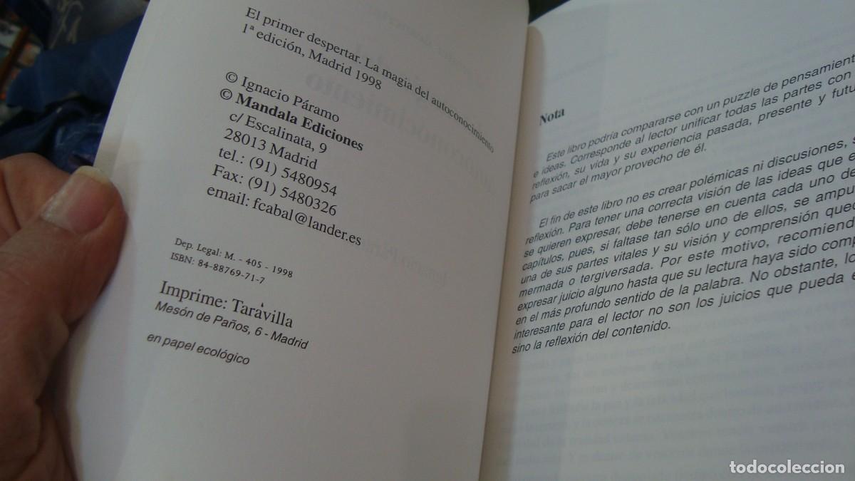 Libros de segunda mano: La magia del autoconocimiento - Ignacio P&aacute;ramo - Foto 3