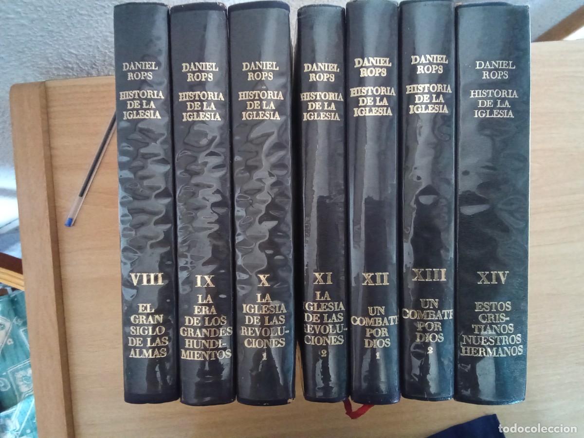Libros de segunda mano: Historia de la Iglesia. Daniel Rops. 14 tomos (completa) - Foto 3
