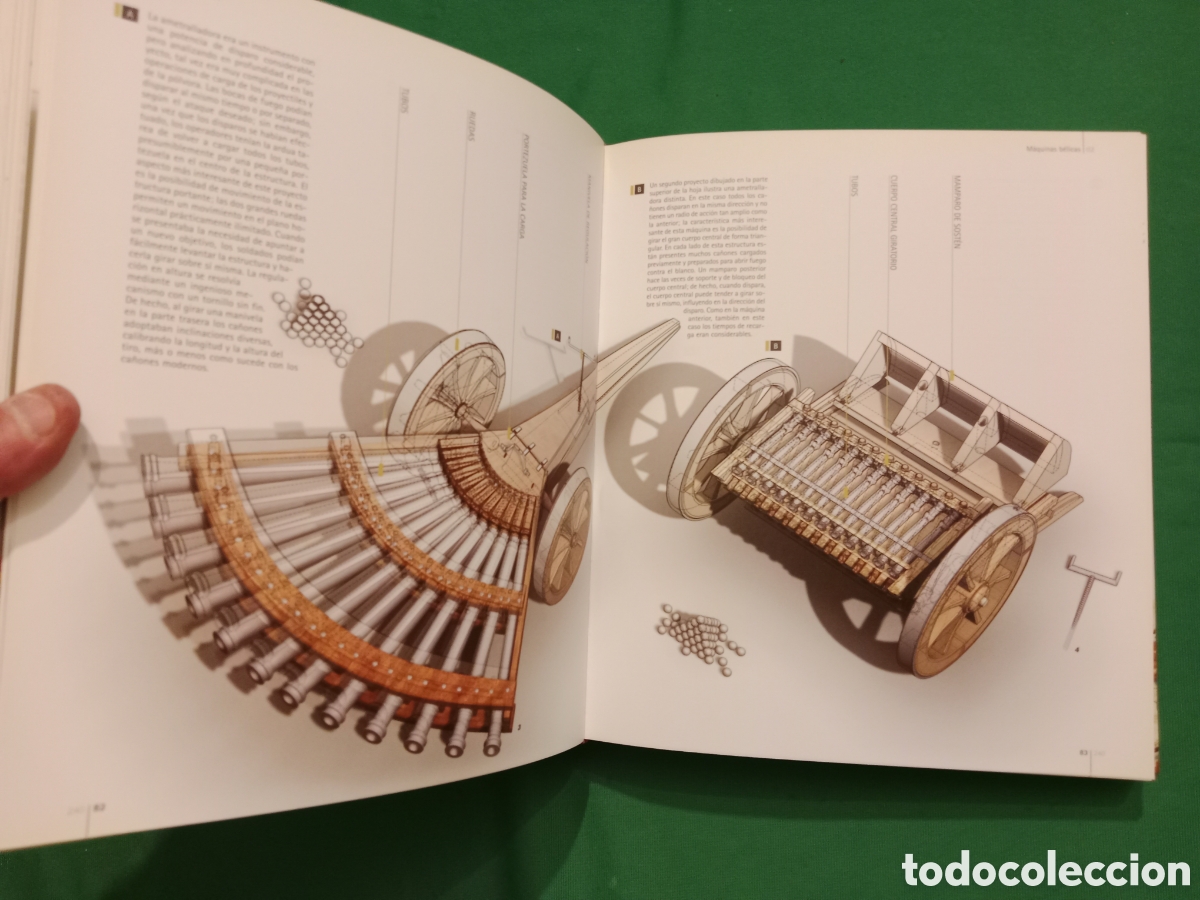 Libros de segunda mano: Las m&aacute;quinas de Leonardo. Secretos e invenciones en los c&oacute;dices da Vinci. - Foto 4