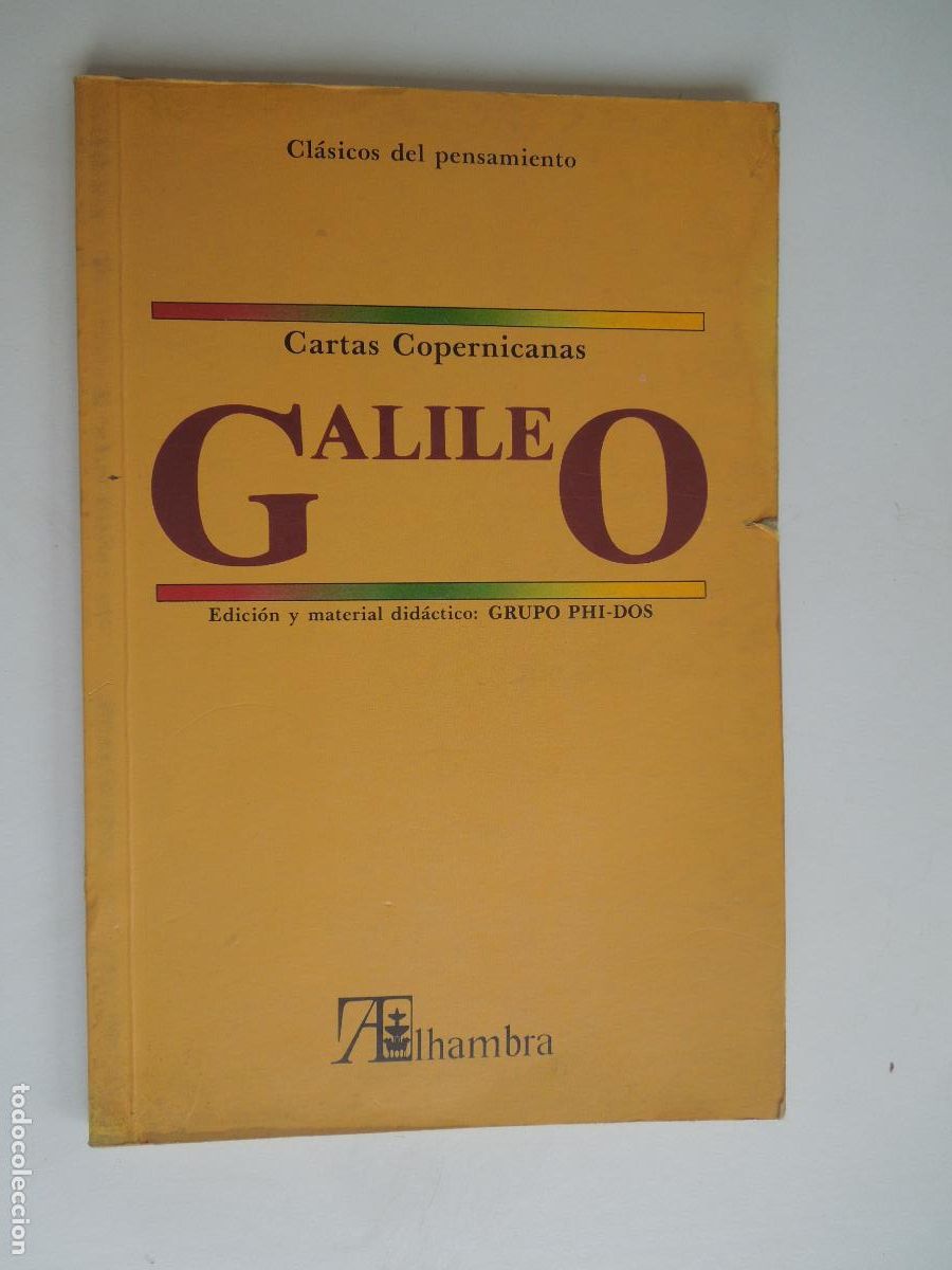 Libros de segunda mano: CARTAS COPERNICAS GALILEO - ALHAMBRA 1&ordf; ED. 1986. - Foto 1