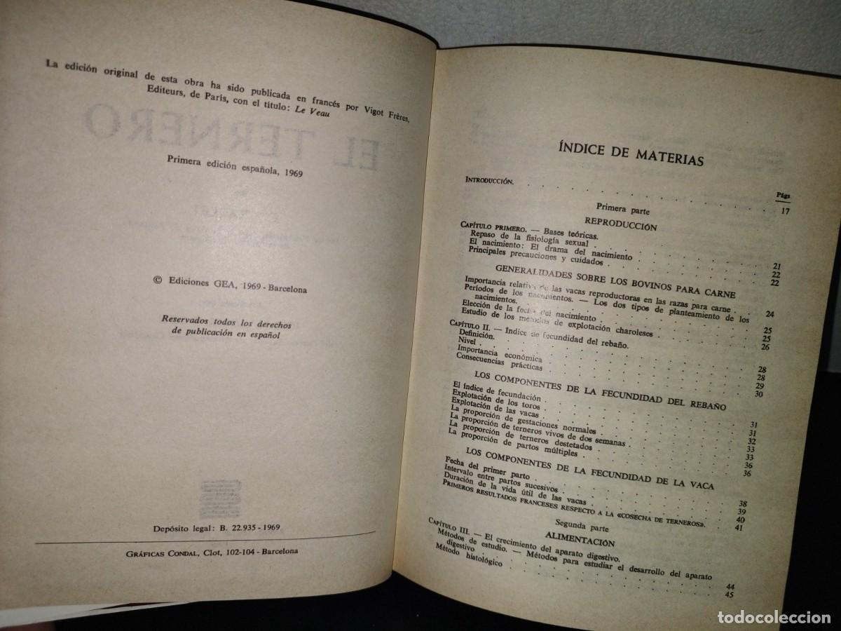 Libros de segunda mano: 114- EL TERNERO - C. CRAPLET. EDICIONES GEA, PRIMERA EDICI&Oacute;N 1969 - Foto 5
