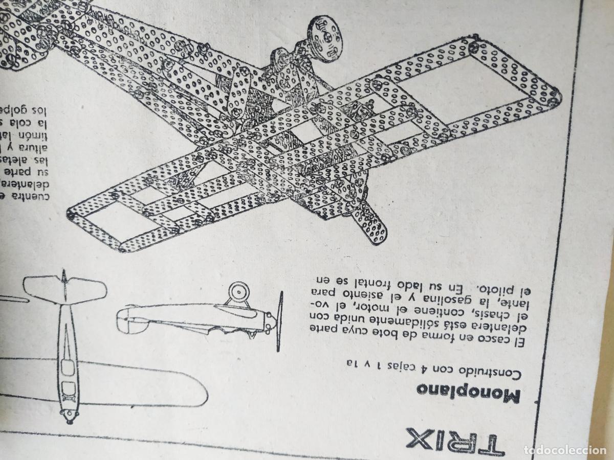 Libros de segunda mano: Librito manual instrucciones Construcciones met&aacute;licas TRIX - Foto 8