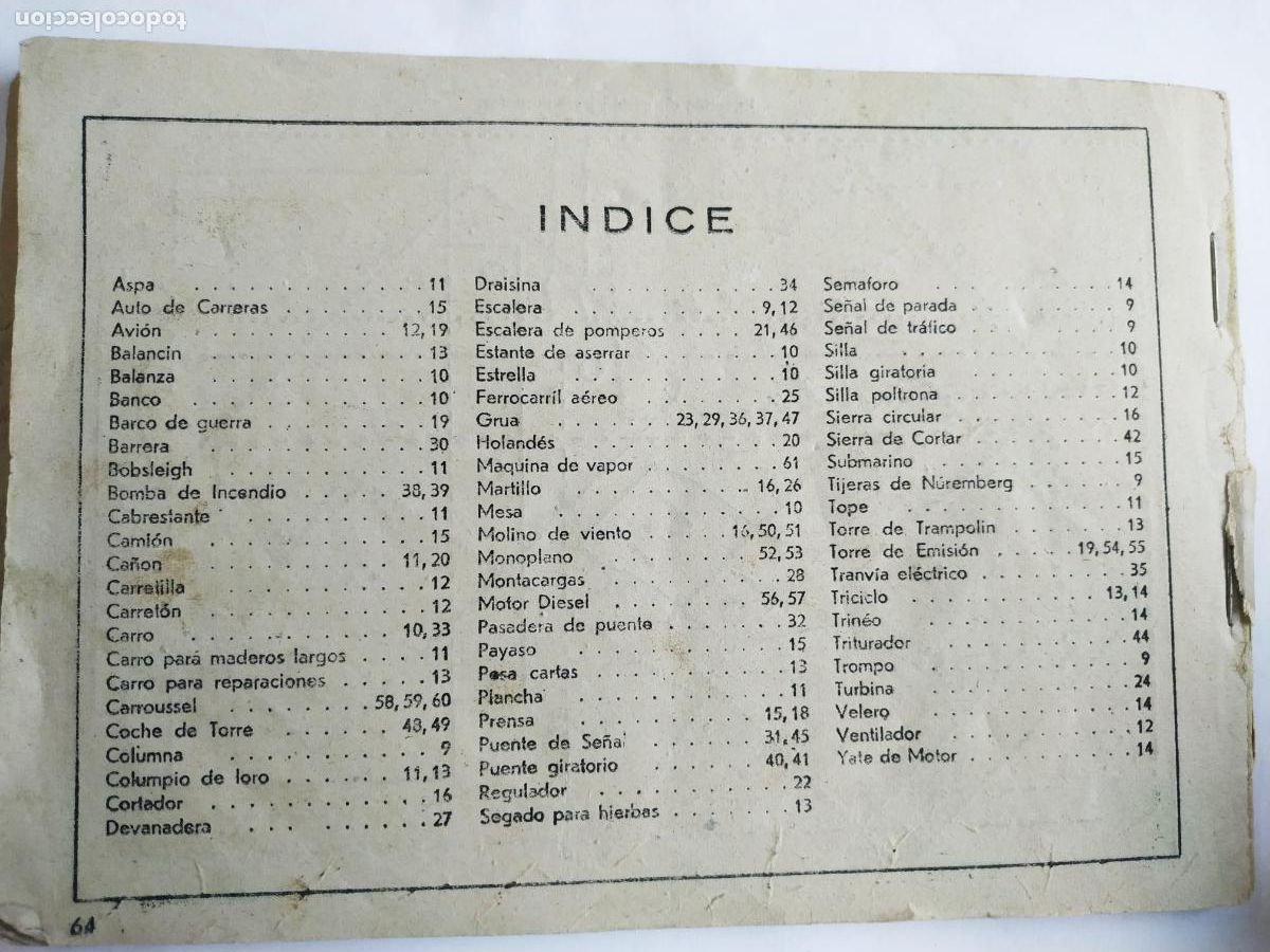 Libros de segunda mano: Librito manual instrucciones Construcciones met&aacute;licas TRIX - Foto 11