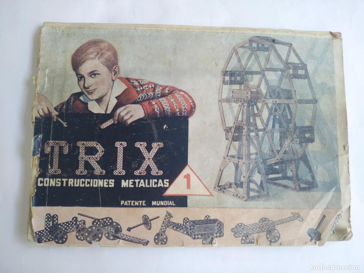 Libros de segunda mano: Librito manual instrucciones Construcciones met&aacute;licas TRIX - Foto 1