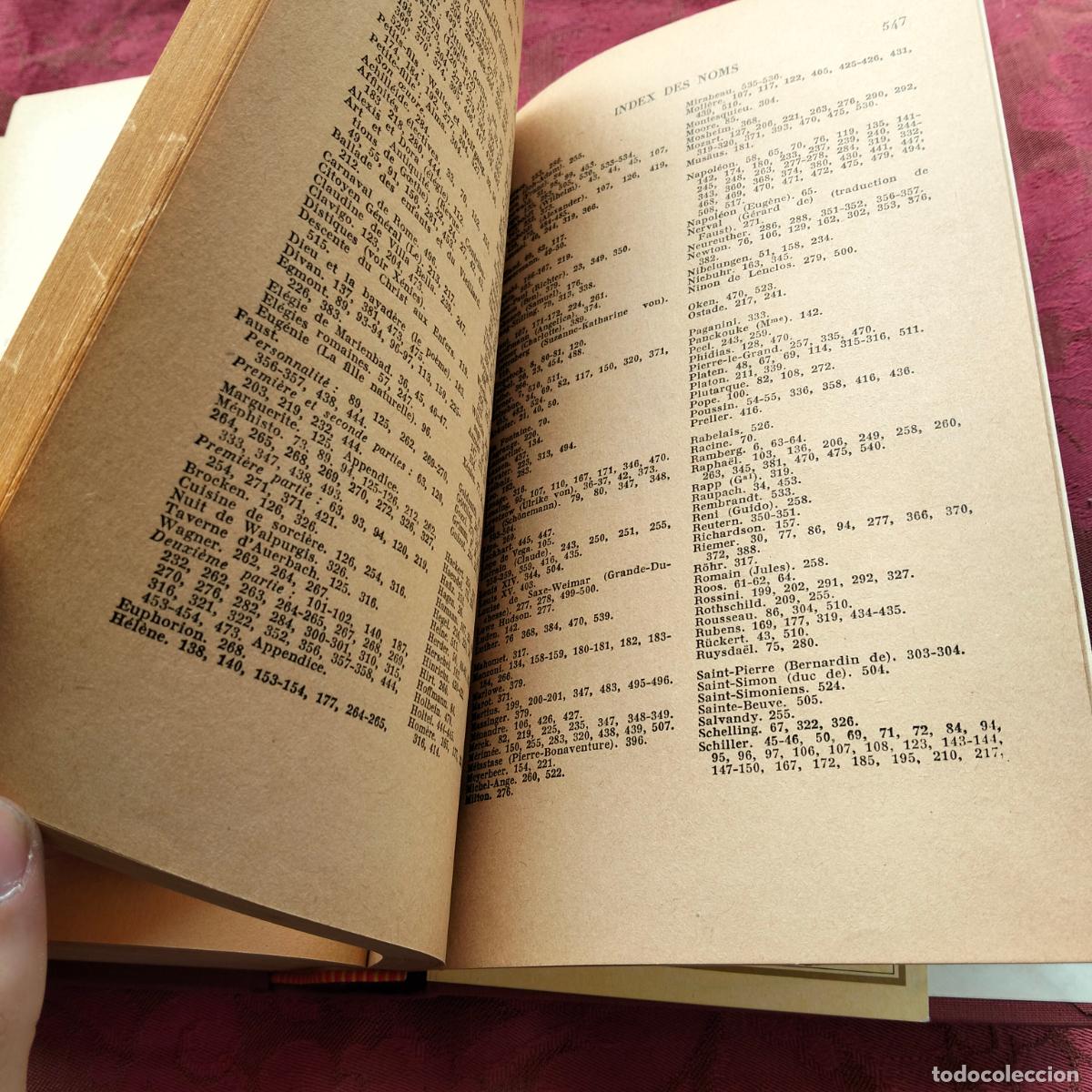 Libros de segunda mano: Conversations de Goethe avec Eckermann les classiques allemands Gallimard - Foto 9