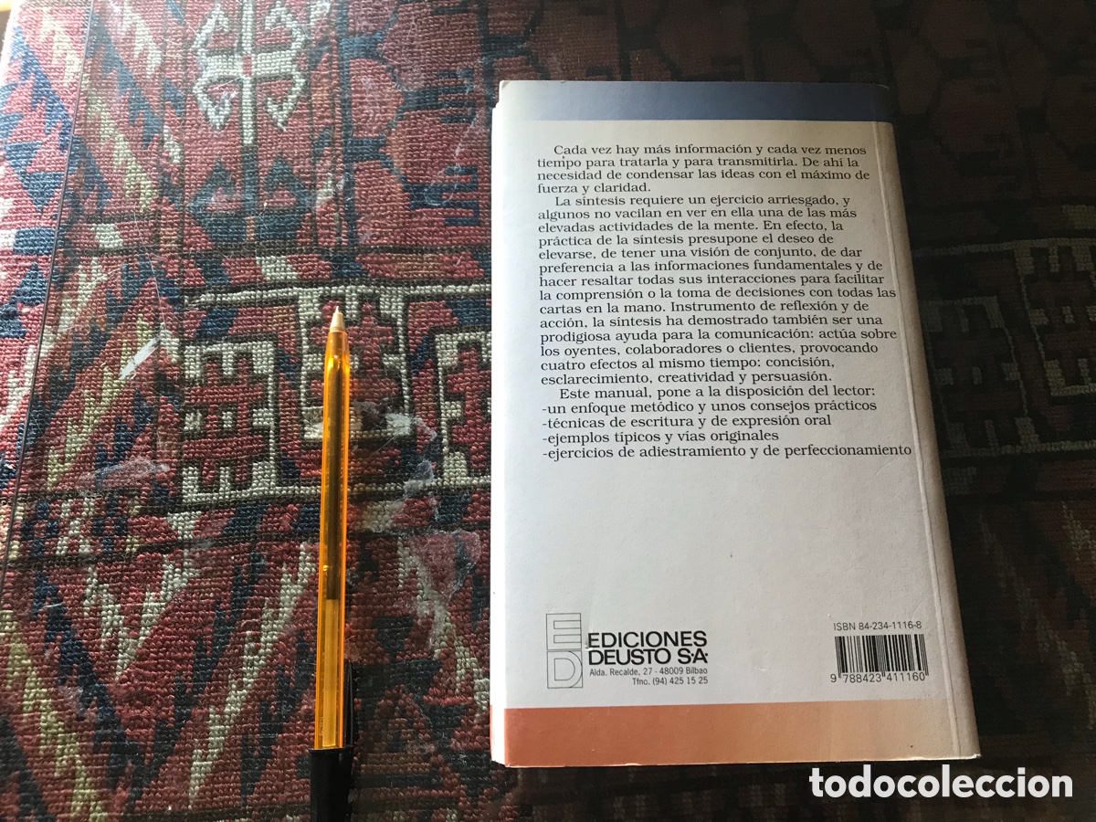 Libros de segunda mano: Hacer la s&iacute;ntesis. Alain Benoit. Deusto - Foto 3