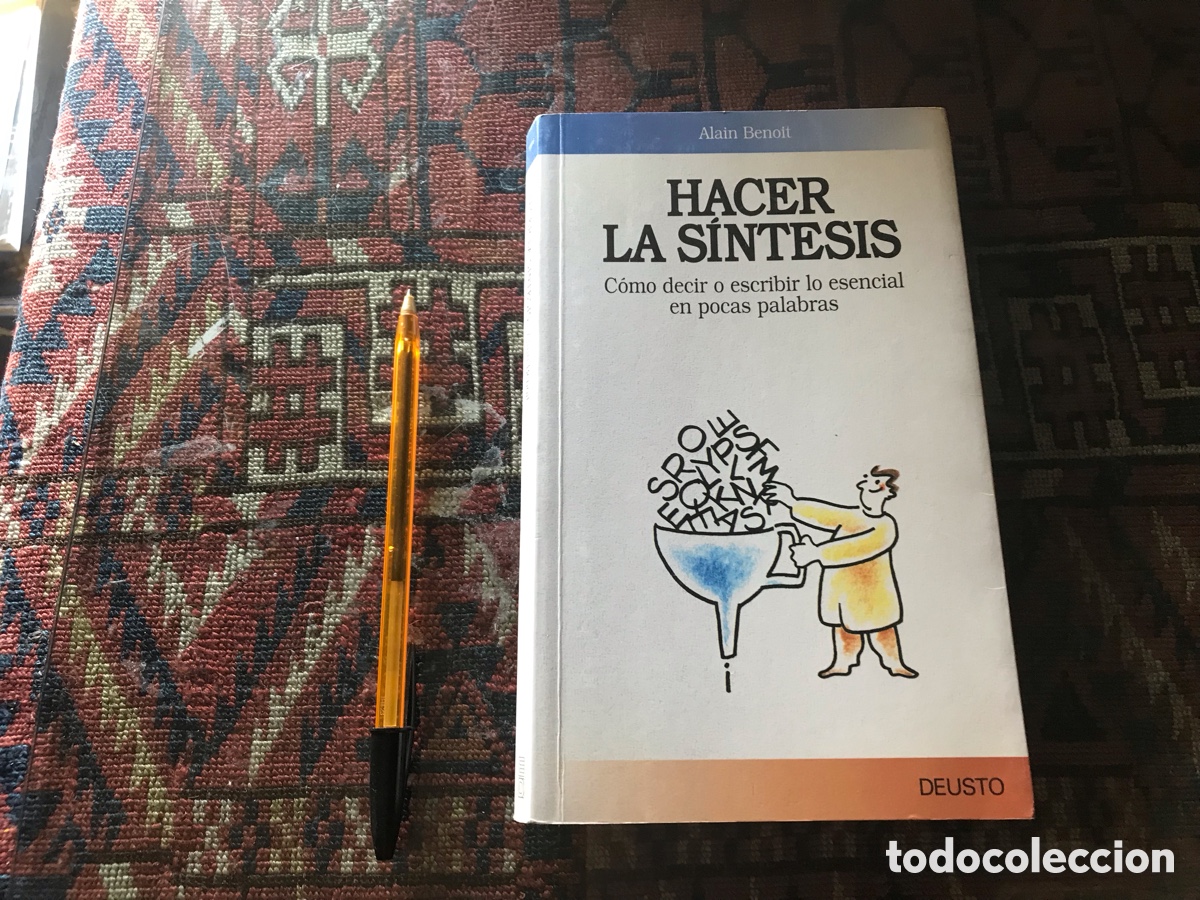 Libros de segunda mano: Hacer la s&iacute;ntesis. Alain Benoit. Deusto - Foto 1