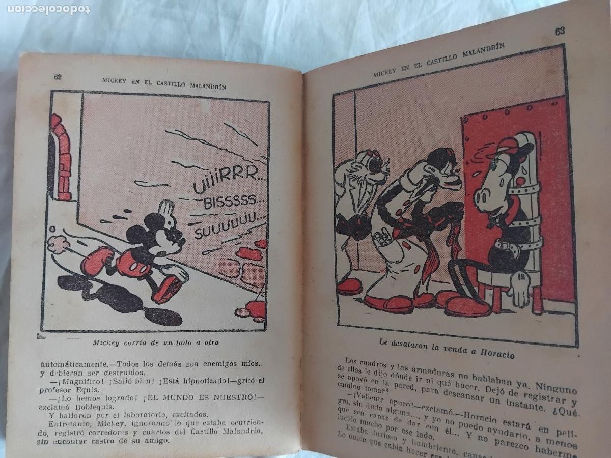 Libros de segunda mano: MICKEY EN EL CASTILLO MALANDRIN. EDITORIAL MOLINO 1934. - Foto 4