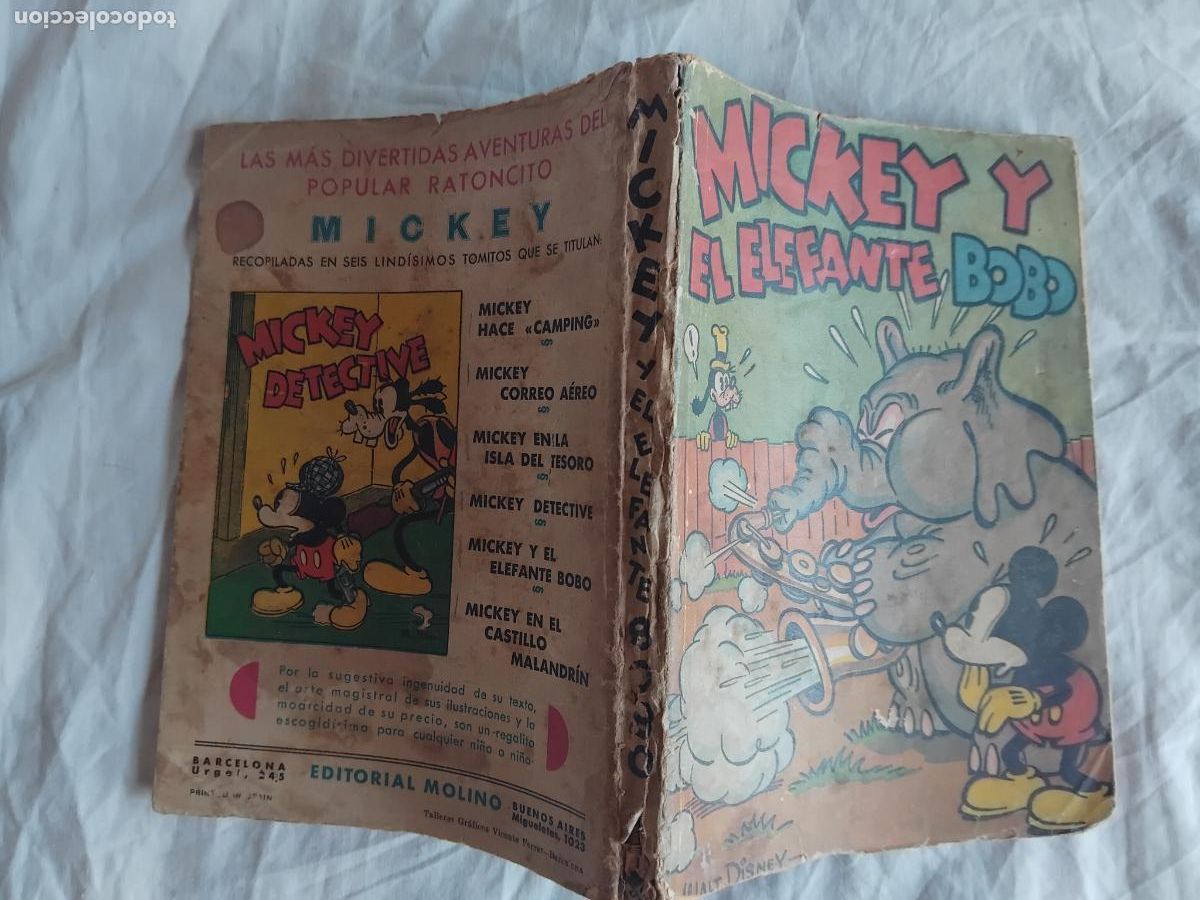 Libros de segunda mano: MICKEY Y EL ELEFANTE BOBO. EDITORIAL MOLINO 1936. - Foto 2