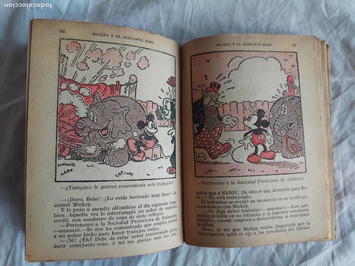 Libros de segunda mano: MICKEY Y EL ELEFANTE BOBO. EDITORIAL MOLINO 1936. - Foto 4