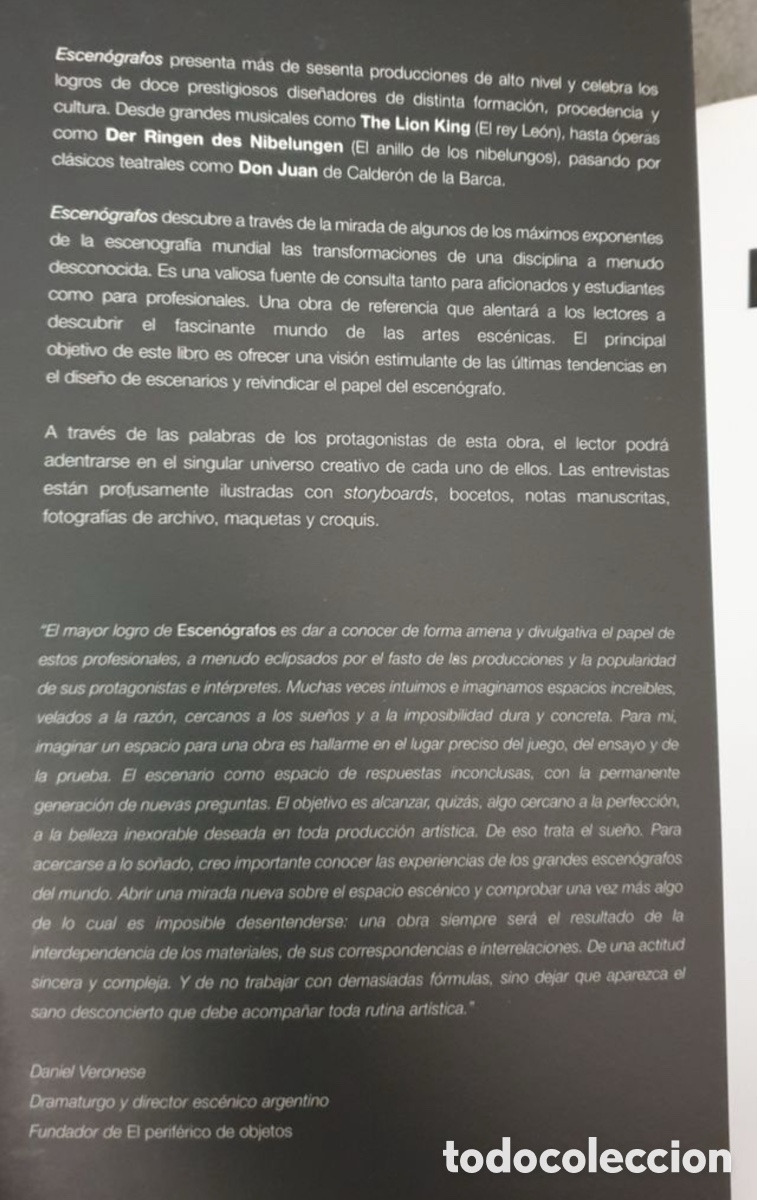 Libros de segunda mano: Libro Escen&oacute;grafos - Tony Davis - Artes esc&eacute;nicas - Foto 10