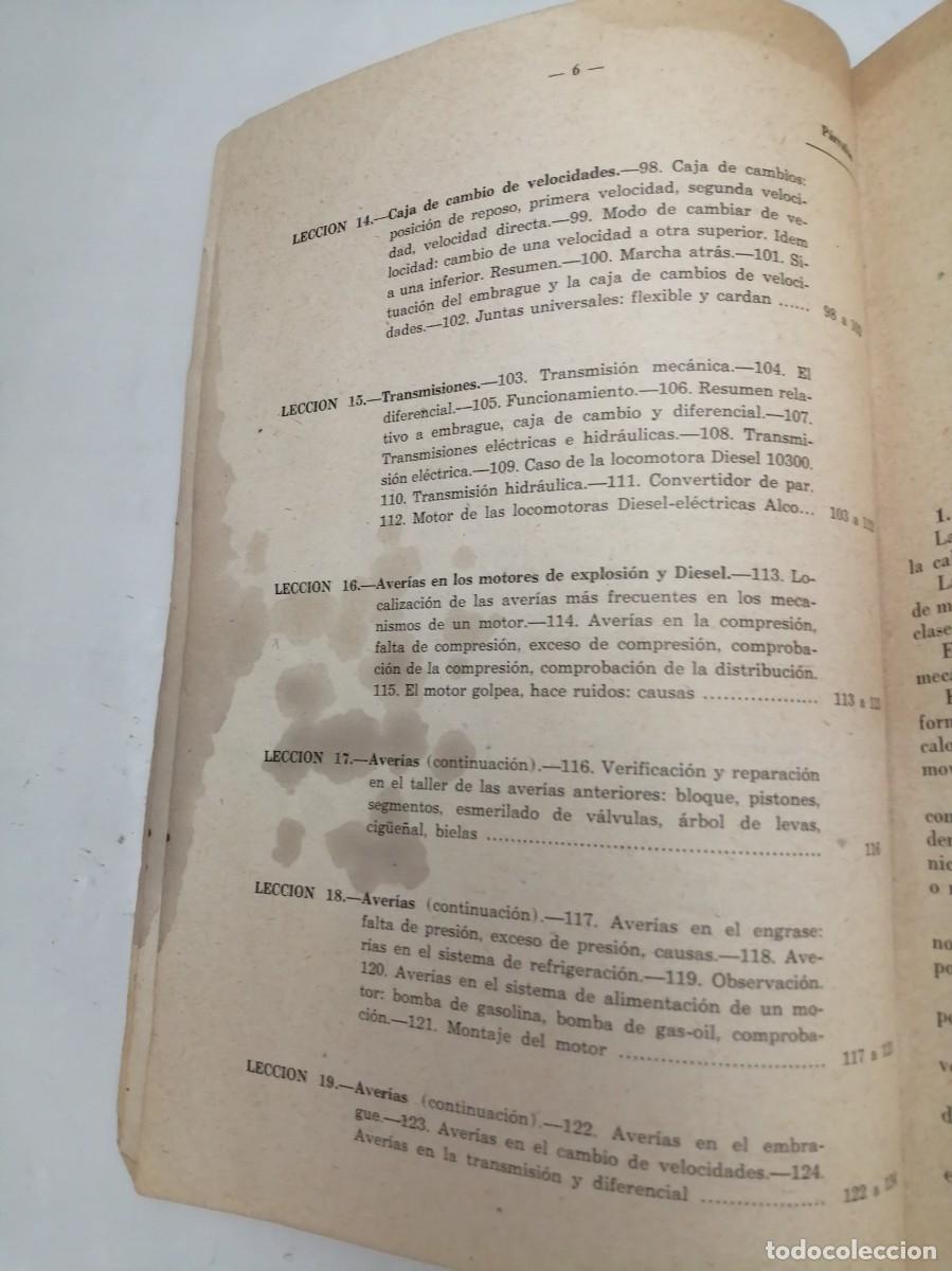 Libros de segunda mano: Motores de explosi&oacute;n y de combusti&oacute;n interna (Publicaciones de La RENFE ) - Foto 11