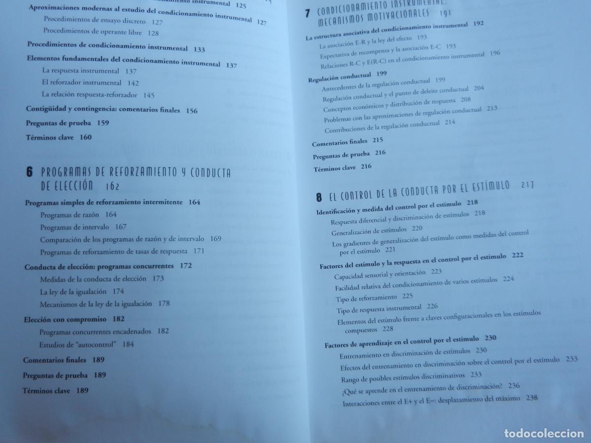 Libros de segunda mano: PRINCIPIOS DE APRENDIZAJE Y CONDUCTA - MICHAELDOMJAN -THOMSON -5&ordf; EDICION - Foto 5
