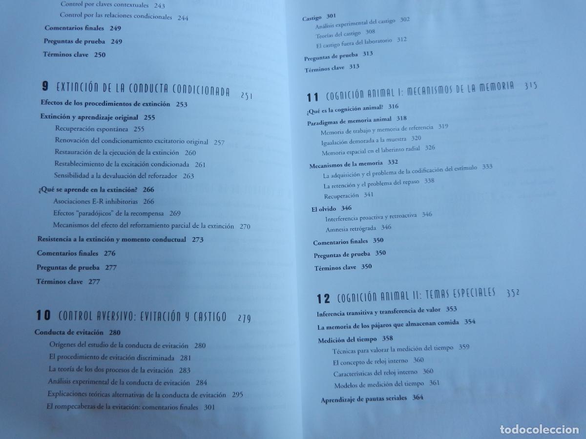 Libros de segunda mano: PRINCIPIOS DE APRENDIZAJE Y CONDUCTA - MICHAELDOMJAN -THOMSON -5&ordf; EDICION - Foto 6