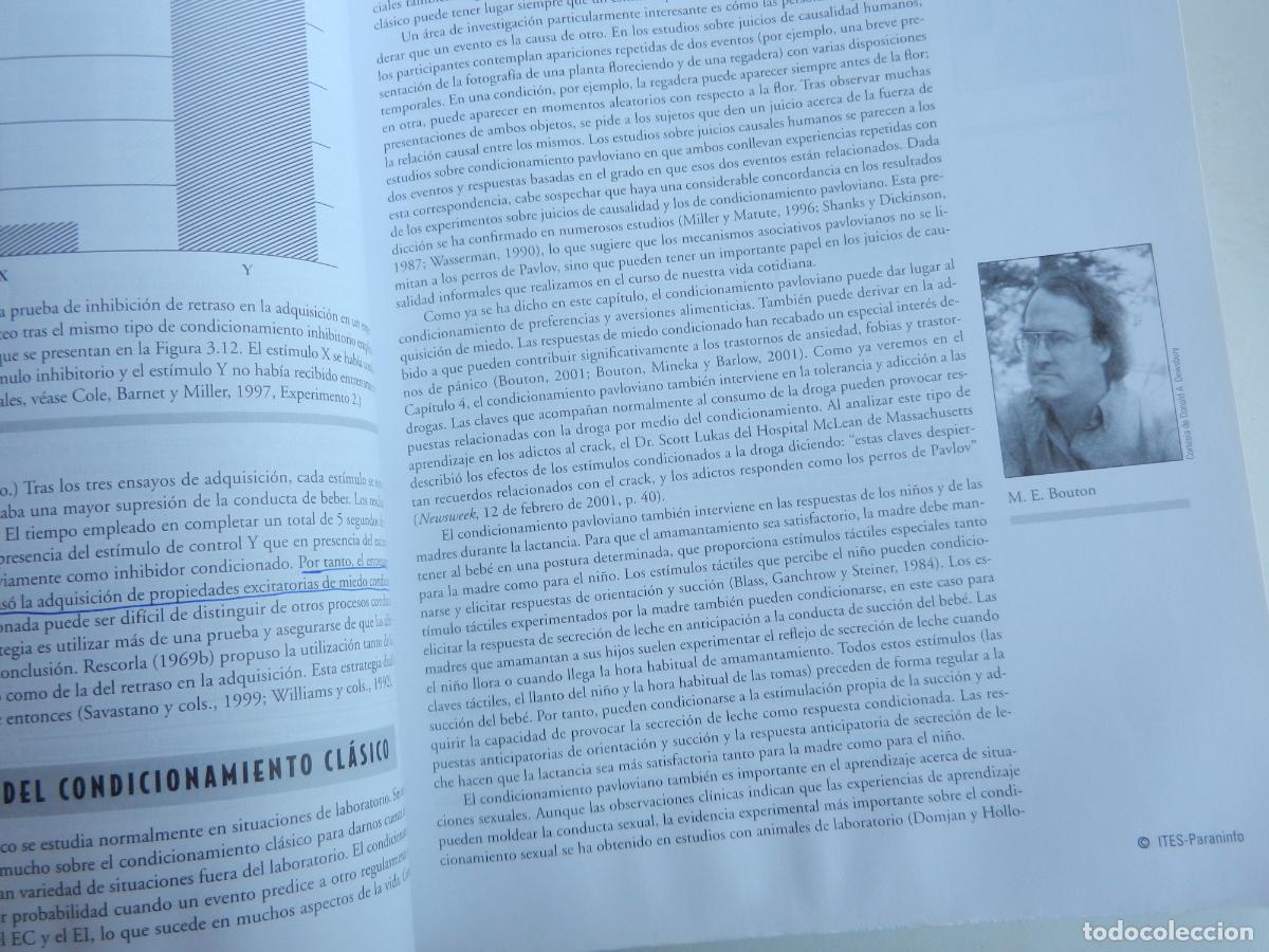Libros de segunda mano: PRINCIPIOS DE APRENDIZAJE Y CONDUCTA - MICHAELDOMJAN -THOMSON -5&ordf; EDICION - Foto 8