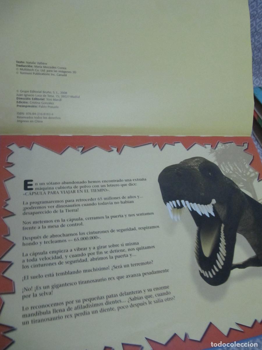 Libros de segunda mano: Dinosaurios - con im&aacute;genes y gafas 3D - Ed. Bru&ntilde;o - Foto 6