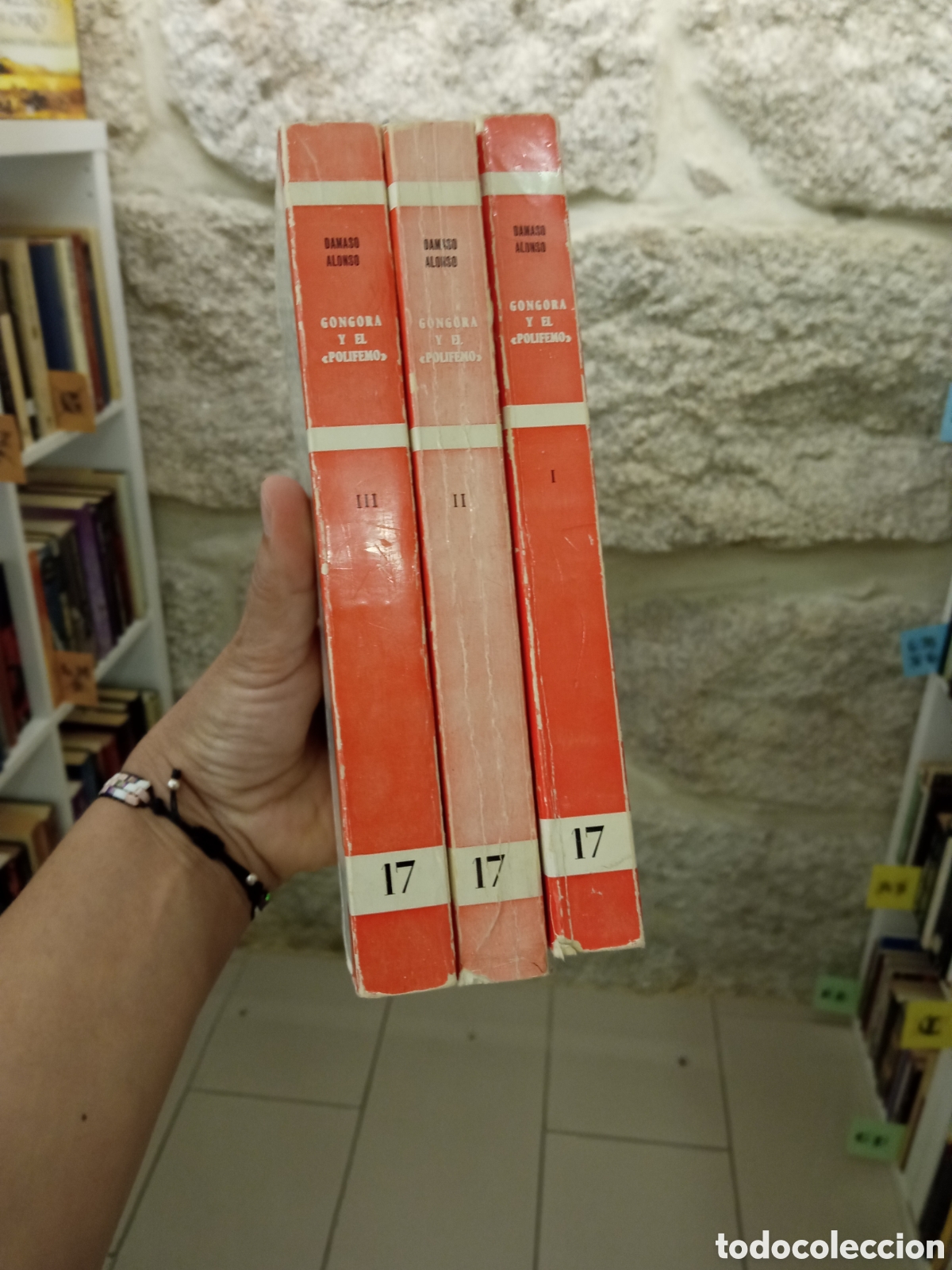 Libros de segunda mano: D&Aacute;MASO ALONSO. G&Oacute;NGORA Y EL POLIFEMO. 3 TOMOS. - Foto 2