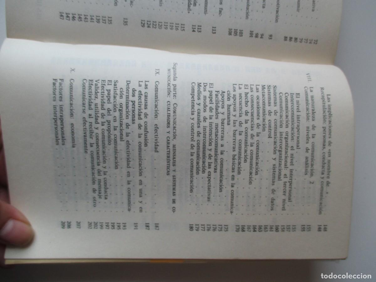 Libros de segunda mano: LEE THAYER Comunicaci&oacute;n y sistemas de comunicaci&oacute;n W34774 - Foto 5