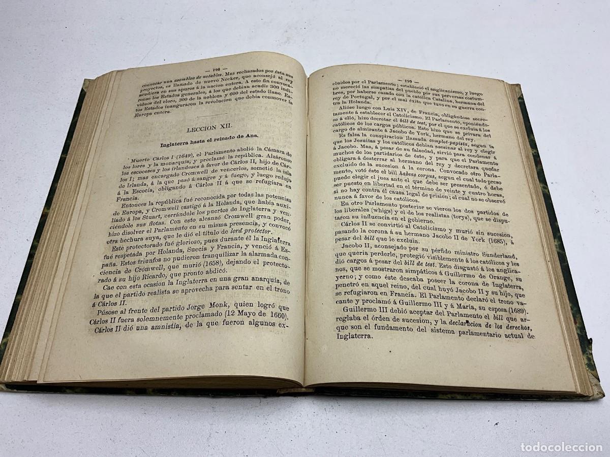 Libros de segunda mano: Compendio de Historia Universal &ndash; Valent&iacute;n Basart y Dalmasas &ndash; 1879 &ndash; 2.&ordf; edici&oacute;n - Foto 4
