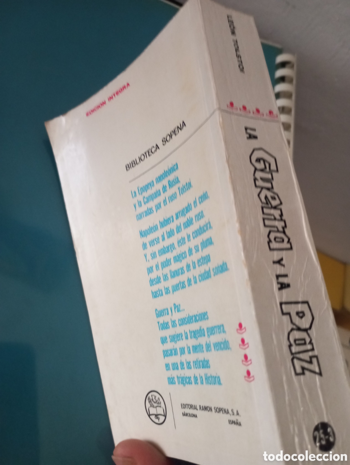 Libros de segunda mano: La Guerra y la Paz. Tolst&oacute;i. Ed Sopena - Foto 2