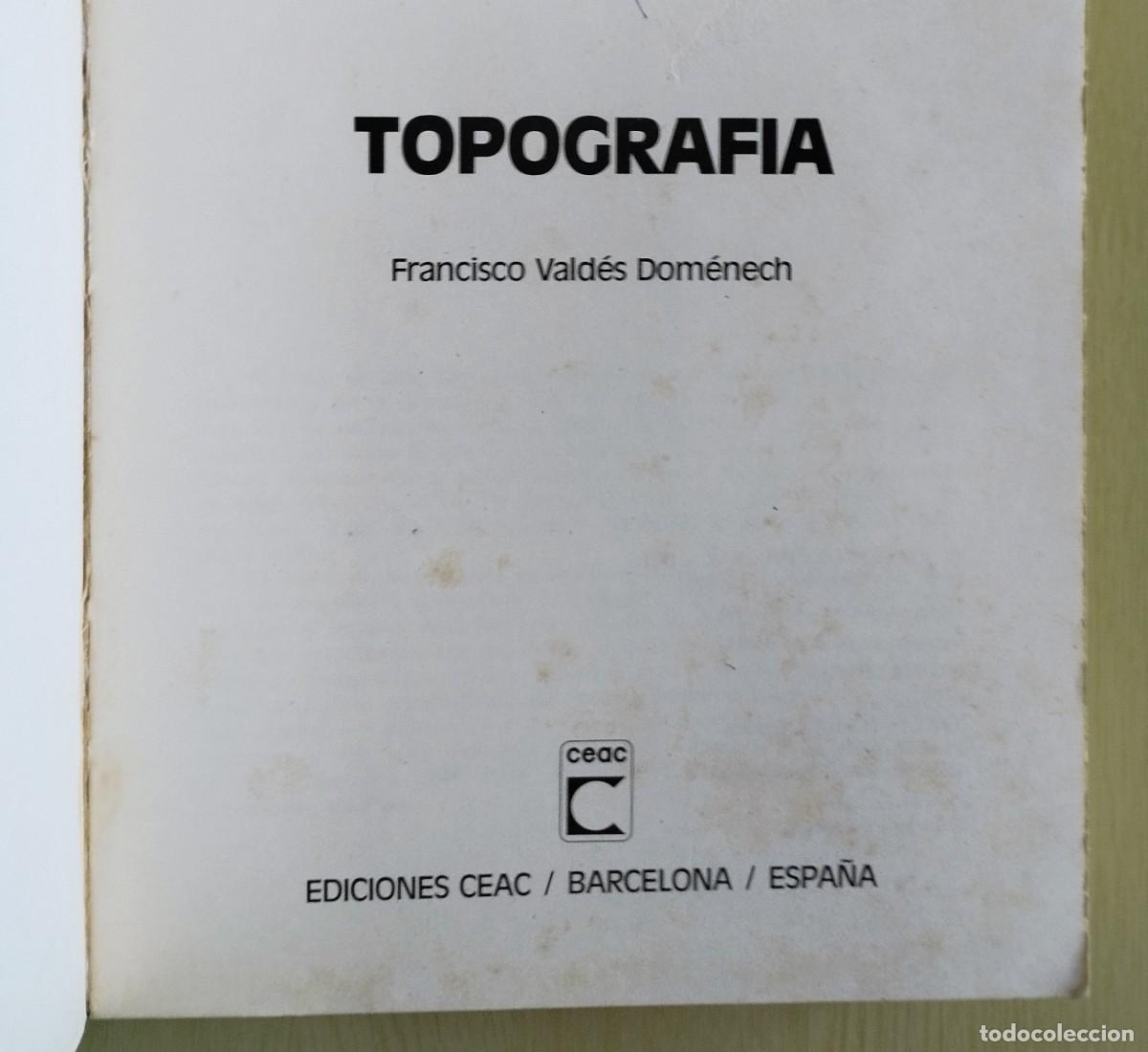 Libros de segunda mano: Topografia de Francisco Vald&eacute;s Dom&eacute;nech - Foto 3