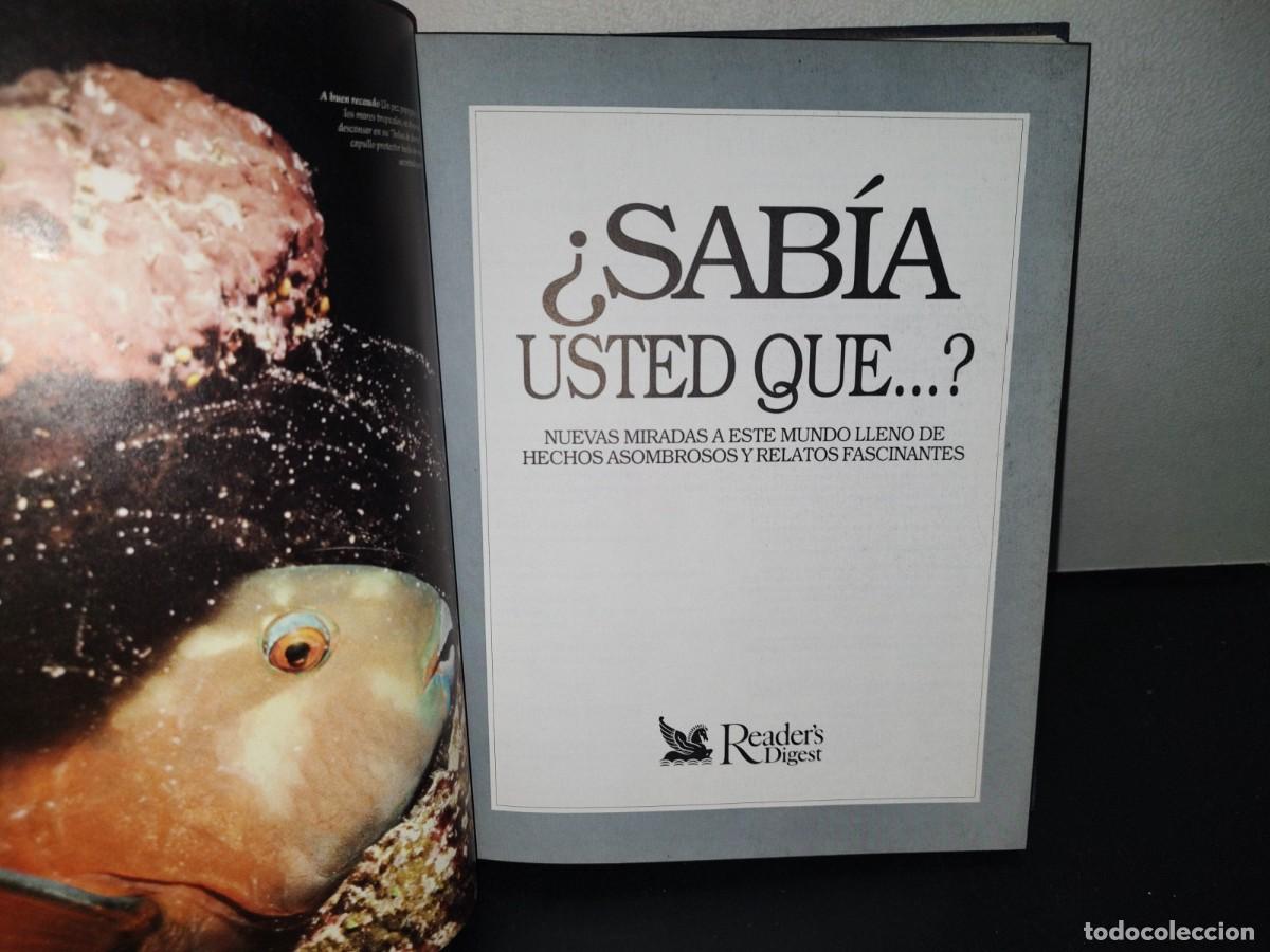 Libros de segunda mano: 149- READERS DIGEST. &iquest;SAB&Iacute;A USTED QUE...? - 1992 - Foto 4