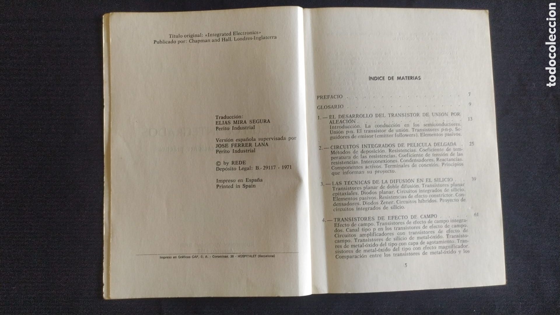 Libros de segunda mano: CIRCUITOS INTEGRADOS,K.J. DEAN,TECNICAS REDE EDIT. - Foto 3