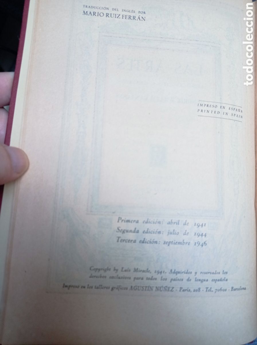 Libros de segunda mano: LAS ARTES. HENDRIK W. VAN LOON. - Foto 3