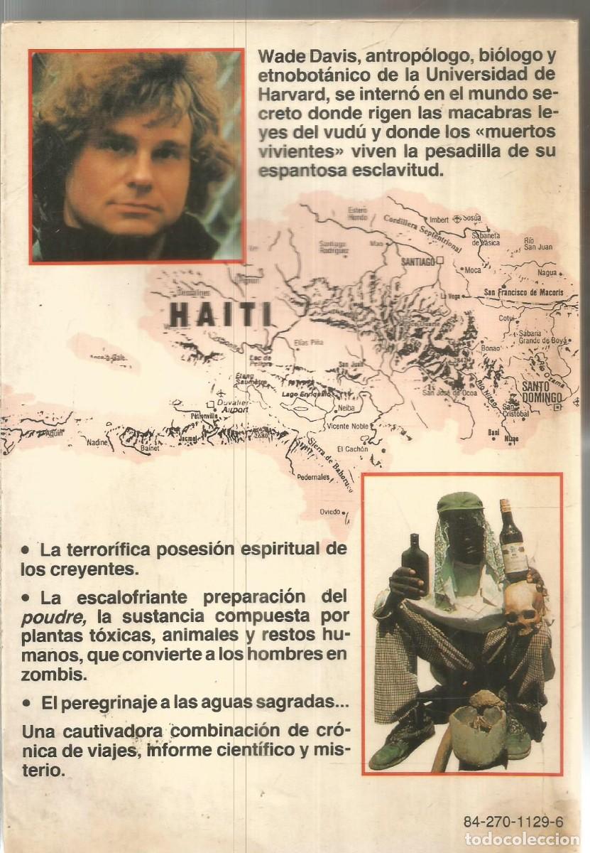 Libros de segunda mano: WADE DAVIS. EL ENIGMA ZOMBI. MARTINEZ ROCA - Foto 2