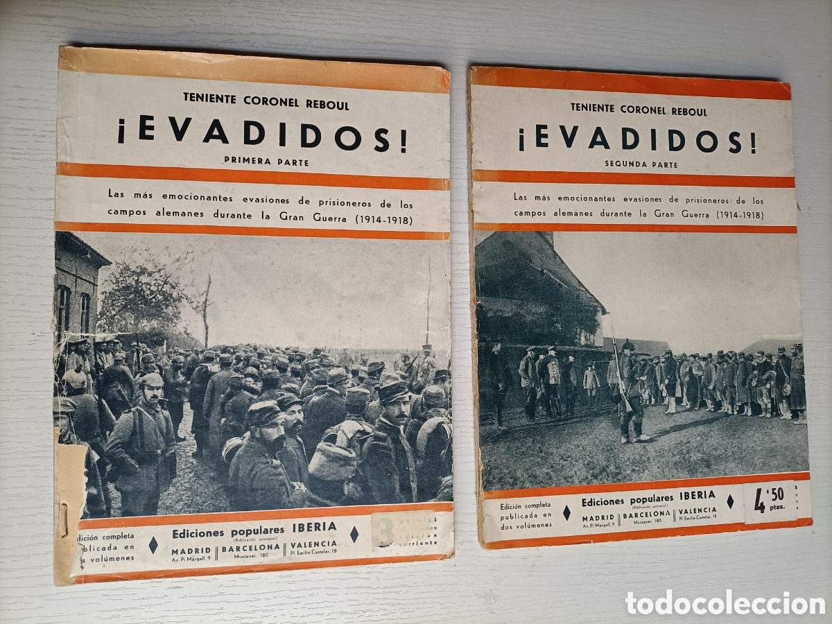 Libros de segunda mano: Evadidos ! Teniente Coronel Reboul.Evasiones de prisioneros campos alemanes historia militar
