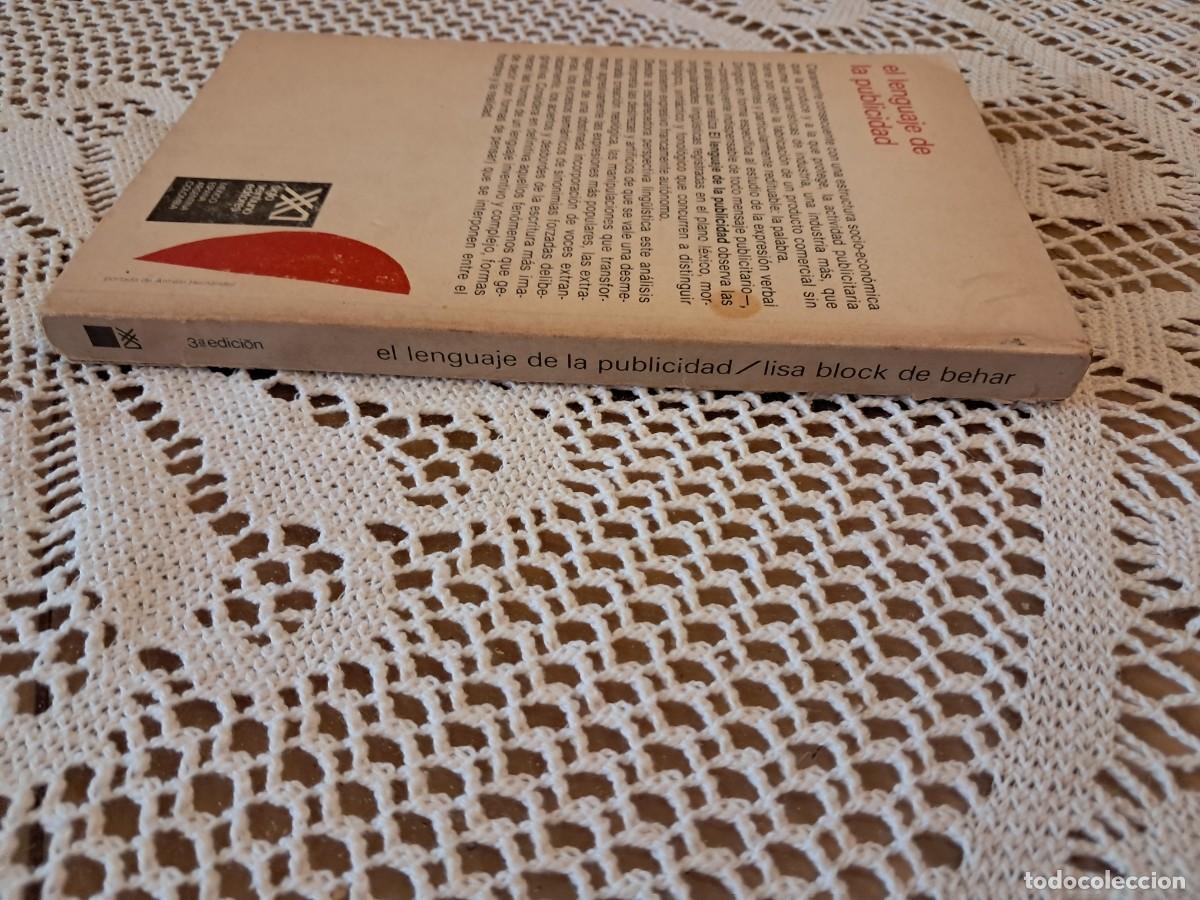 Libros de segunda mano: El lenguaje de la publicidad Lisa Block de Behar - Foto 3