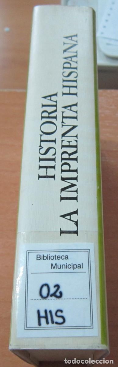 Libros de segunda mano: Historia de la imprenta Hispana, de C.R. de Lecea - Foto 2