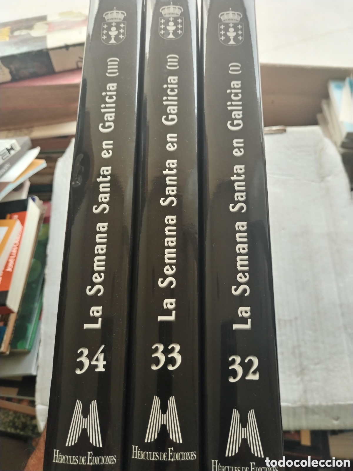Libros de segunda mano: LA SEMANA SANTA EN GALICIA 3 TOMOS/H&Eacute;RCULES EDICIONES