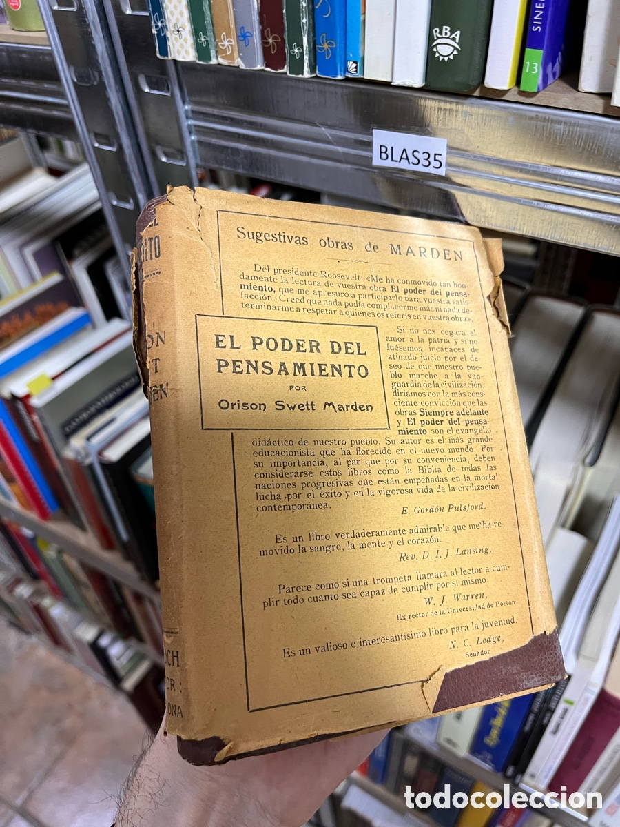 Libros de segunda mano: Blas35 Gu&iacute;a pr&aacute;ctica para utilizar el poder del pensamiento - Orison Swett Marden