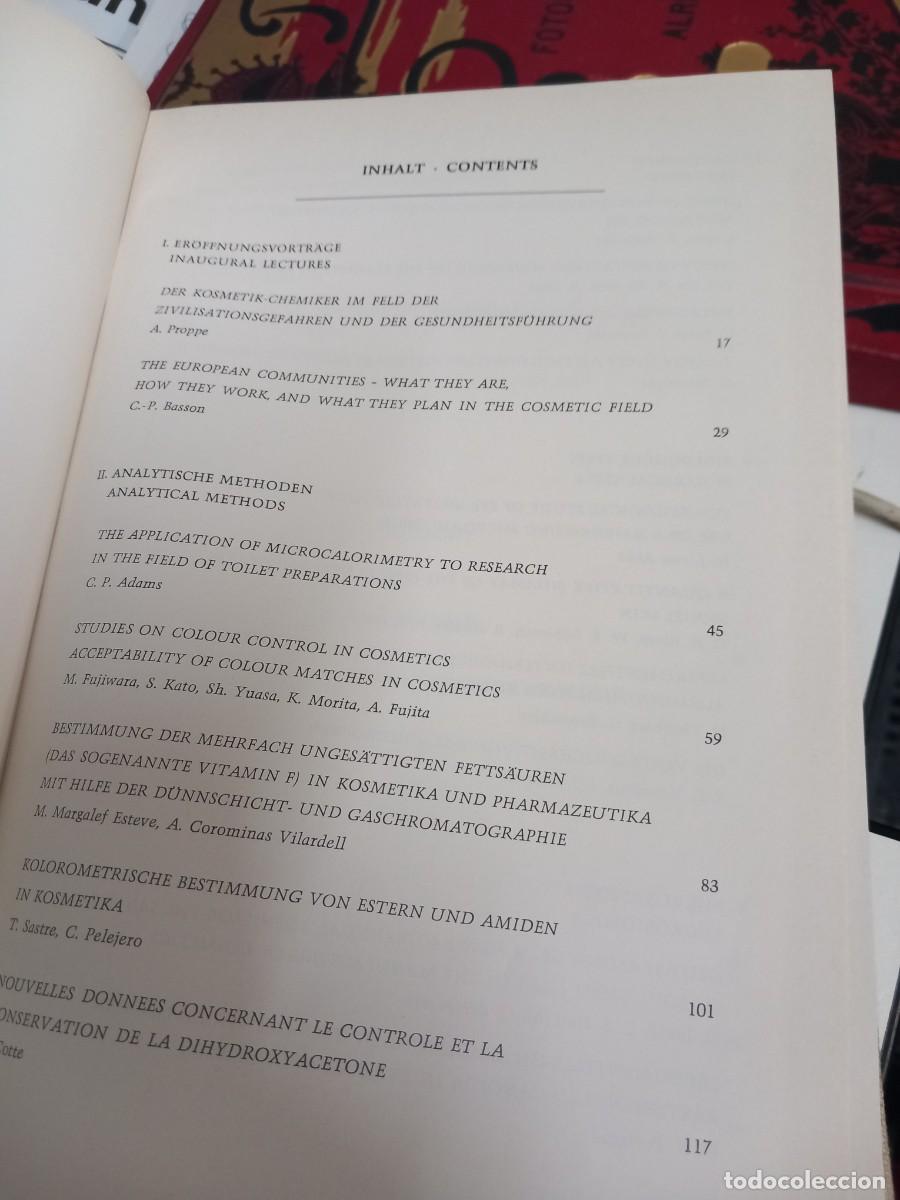 Libros de segunda mano: VII. Congress IFSCC HAMBURG 1972 - Foto 5