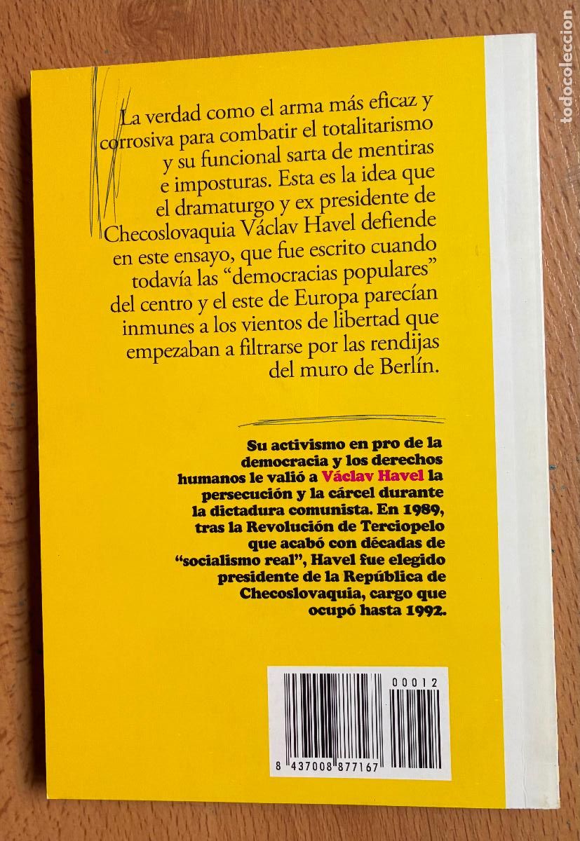 Libros de segunda mano: EL PODER DE LOS SIN PODER, Vaclav Havel - Foto 2