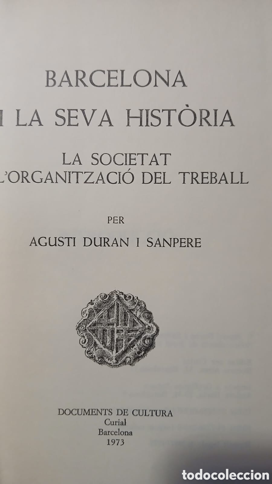 Libros de segunda mano: Barcelona i la seva hist&ograve;ria - Foto 2