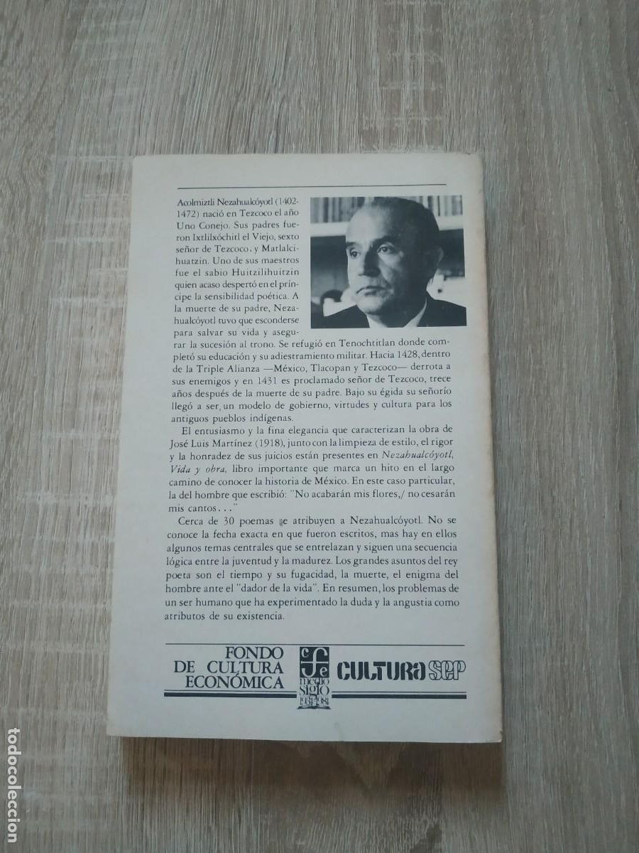 Libros de segunda mano: Nezahualc&oacute;yotl - Jos&eacute; Luis Mart&iacute;nez - Foto 2