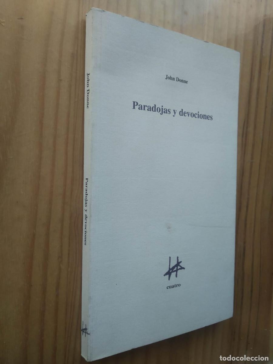 Libros de segunda mano: PARADOJAS Y DEVOCIONES - John Donne - Foto 1