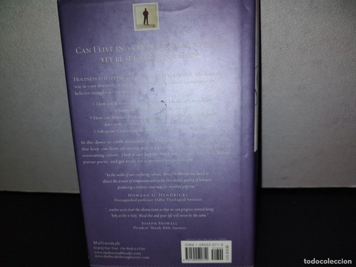 Libros de segunda mano: 153- SET APART. DISCOVERING PERSONAL VICTORY THROUGH HOLINESS - BRUCE WILKINSON - Foto 5