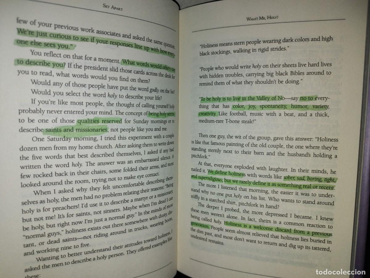 Libros de segunda mano: 153- SET APART. DISCOVERING PERSONAL VICTORY THROUGH HOLINESS - BRUCE WILKINSON - Foto 10