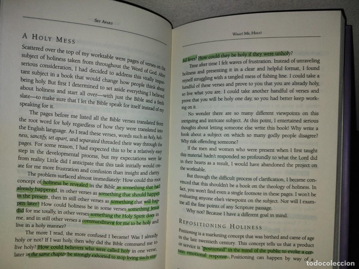 Libros de segunda mano: 153- SET APART. DISCOVERING PERSONAL VICTORY THROUGH HOLINESS - BRUCE WILKINSON - Foto 11