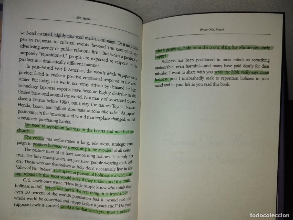 Libros de segunda mano: 153- SET APART. DISCOVERING PERSONAL VICTORY THROUGH HOLINESS - BRUCE WILKINSON - Foto 12