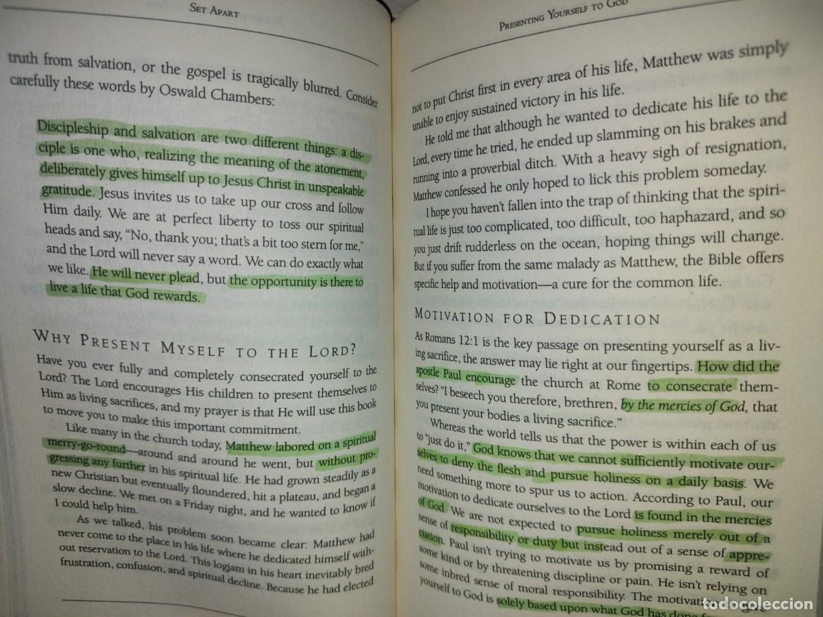 Libros de segunda mano: 153- SET APART. DISCOVERING PERSONAL VICTORY THROUGH HOLINESS - BRUCE WILKINSON - Foto 15