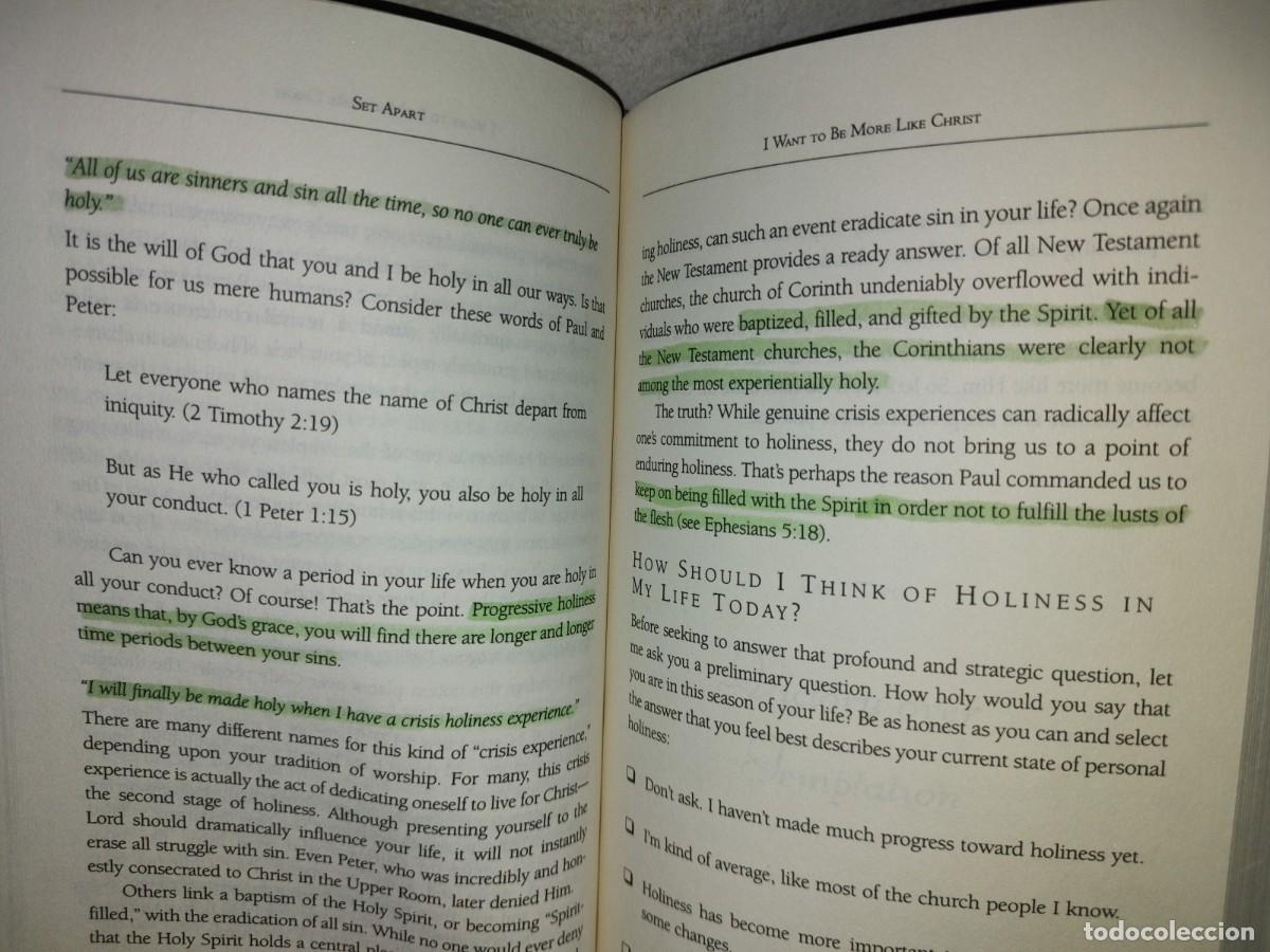 Libros de segunda mano: 153- SET APART. DISCOVERING PERSONAL VICTORY THROUGH HOLINESS - BRUCE WILKINSON - Foto 16