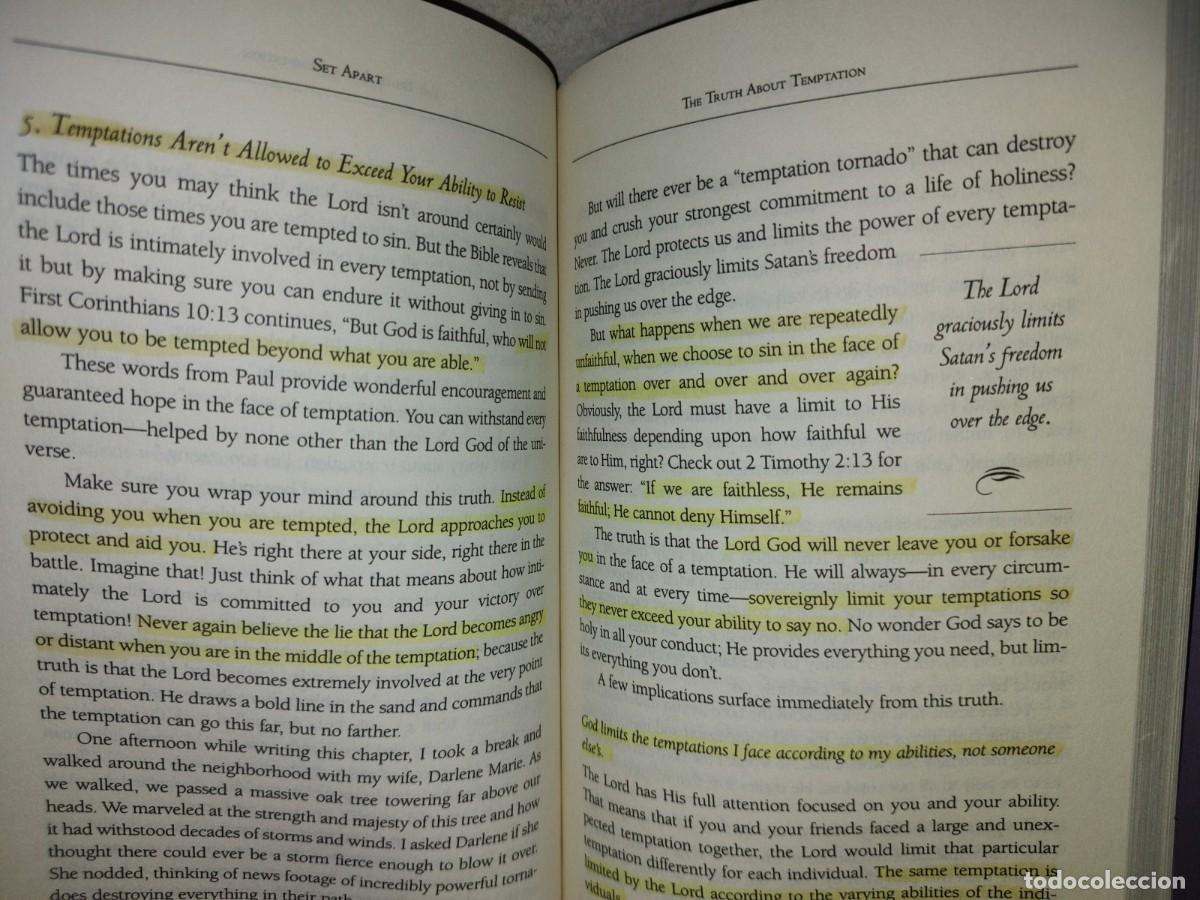 Libros de segunda mano: 153- SET APART. DISCOVERING PERSONAL VICTORY THROUGH HOLINESS - BRUCE WILKINSON - Foto 17